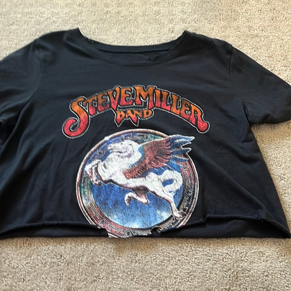 Steve Miller Band Cropped T Shirt